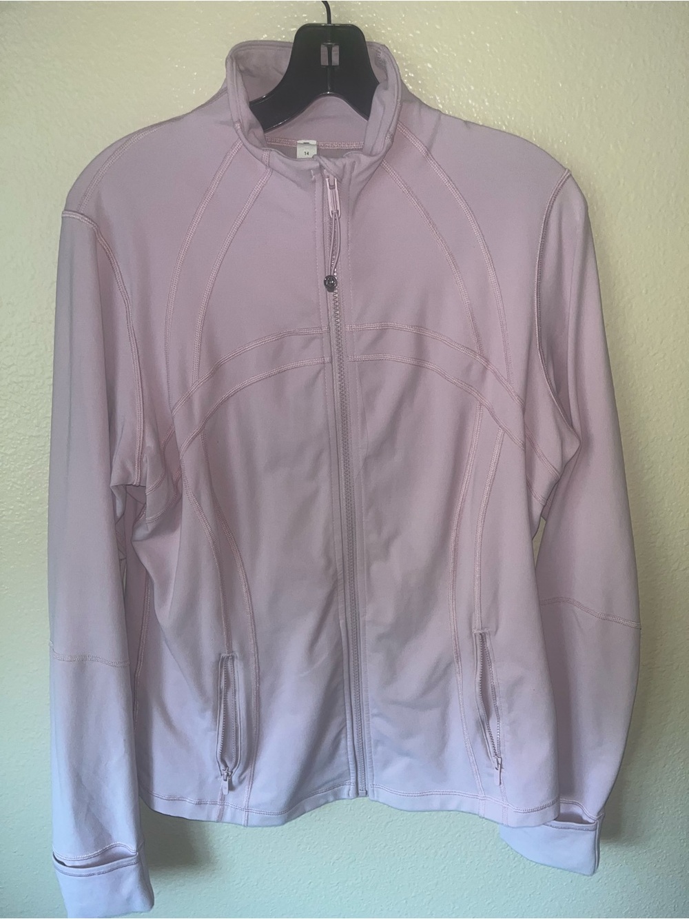 lululemon athletica Light Pink Full-Zip Jacket